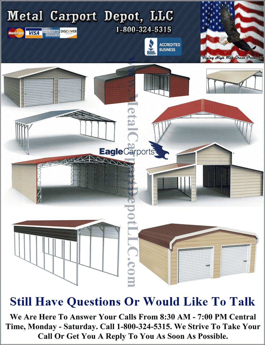 Answers To Faq About Metal Carports Metal Buildings